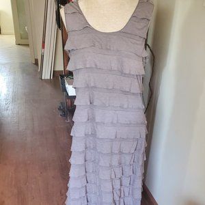 Max Studio ruffled maxi dress